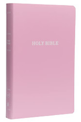 Pink Leather Gift Bible Leather - King James Version