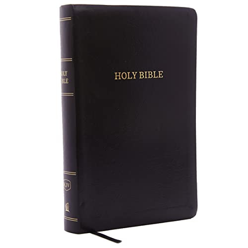 KJV Holy Bible Personal Size Giant Print Reference Bible Black