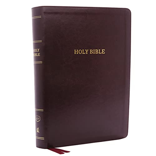 KJV Holy Bible Super Giant Print Reference Bible Deluxe Burgundy