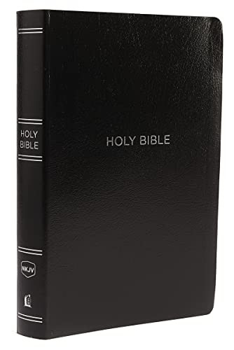 NKJV Holy Bible Giant Print Center-Column Reference Bible Black