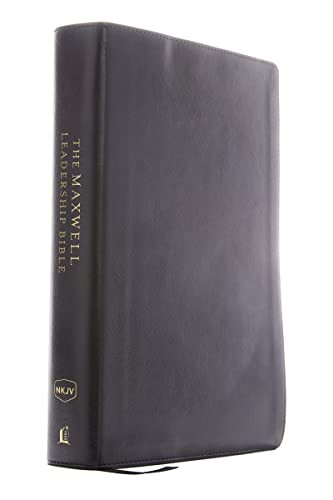 NKJV Maxwell Leadership Bible Leathersoft Black Comfort Print