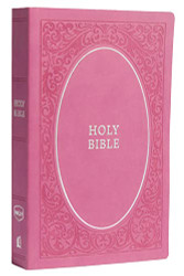 NKJV Holy Bible Soft Touch Edition Leathersoft Pink Comfort