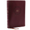 KJV Open Bible Leathersoft Burgundy Red Letter Comfort Print