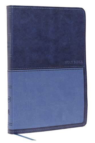 KJV Value Thinline Bible Large Print Leathersoft Blue Red Letter