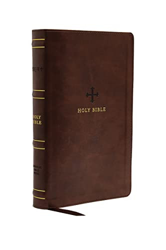 NRSV Catholic Bible Standard Personal Size Leathersoft Brown