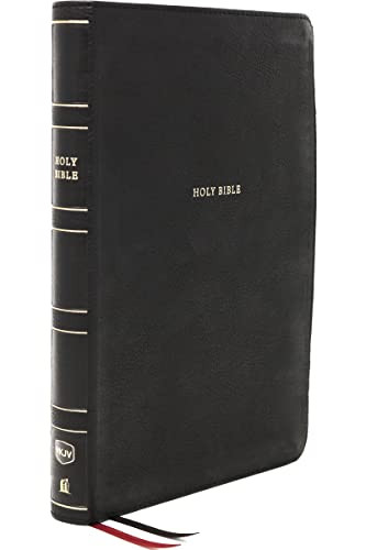 NKJV Holy Bible Super Giant Print Reference Bible Black Leathersoft