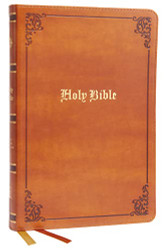 KJV Thinline Bible Large Print Vintage Series Leathersoft Tan
