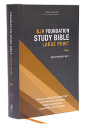 KJV Foundation Study Bible Large Print Red Letter Comfort Print