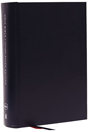 NKJV Interleaved Bible Journal Edition Blue Red Letter Comfort