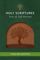 TLV Thinline Bible Holy Scriptures Walnut/Brown Tree Design