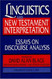 Linguistics and New Testament Interpretation