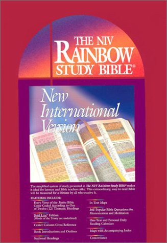 Rainbow Study Bible New International Version/Imitation Leather