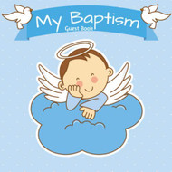 Baptism Guest Book: Keepsake Message Memory Book With Gift Log Photo