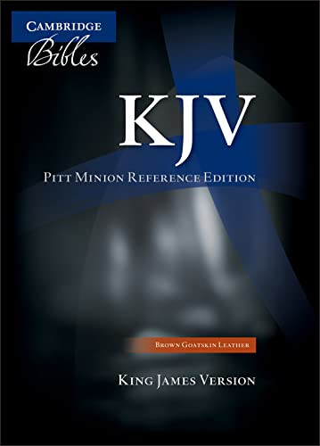 KJV Pitt Minion Reference Bible Brown Goatskin Leather