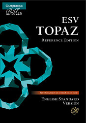 ESV Topaz Reference Edition Dark Blue Goatskin Leather ES676