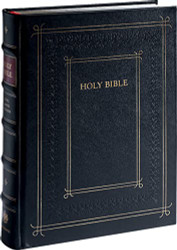 Cambridge KJV Family Chronicle Bible Black Calfskin Leather over