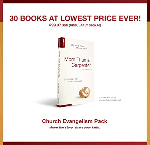 More Than a Carpenter 30 Pack Church Evangelism Pack 30-Pack