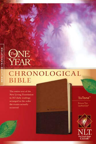 One Year Chronological Bible NLT TuTone