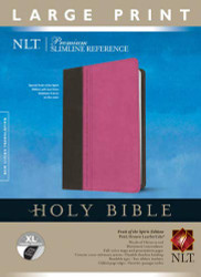 Premium Slimline Reference Bible NLT Large Print TuTone