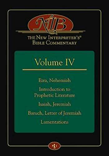 New Interpreter's Bible Commentary Volume 4