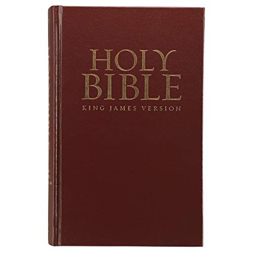 KJV Holy Bible Pew and Worship Bible Burgundy Bible w/Ribbon Marker