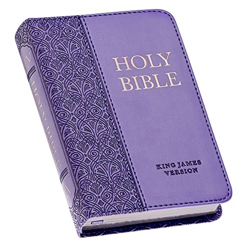 KJV Holy Bible Mini Pocket Size Faux Leather w/Ribbon Marker Red