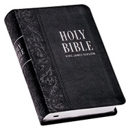 KJV Holy Bible Compact Large Print Faux Leather Red Letter Edition