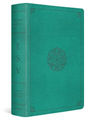 ESV Study Bible (TruTone Turquoise Emblem Design)