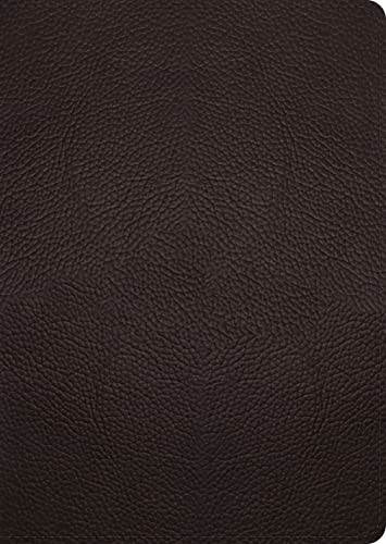 ESV Study Bible Large Print (Buffalo Leather Deep Brown)