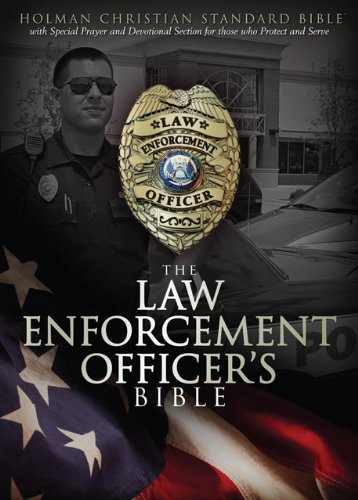 HCSB Law Enforcement Officer's Bible Black LeatherTouch