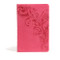 CSB Large Print Personal Size Reference Bible Pink LeatherTouch