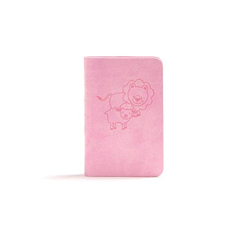 CSB Baby's New Testament with Psalms Pink LeatherTouch Red Letter