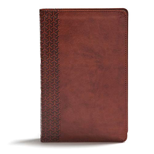 CSB Everyday Study Bible British Tan LeatherTouch Black Letter
