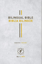 Bilingual Bible / Biblia bilingue NLT/NTV ( Gray)