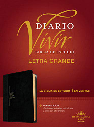 Biblia de estudio del diario vivir RVR60 letra grande - Spanish