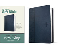 Premium Gift Bible NLT (Red Letter LeatherLike Blue)