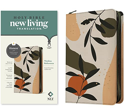 NLT Thinline Reference Zipper Bible Filament-Enabled Edition