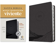 Santa Biblia NTV Edicion compacta letra grande - SentiPiel Carbon