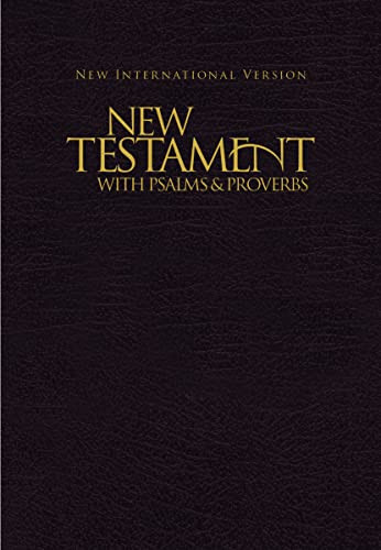 NIV New Testament with Psalms and Proverbs Pocket-Sized Black