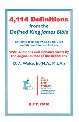 4 114 Definitions from the Defined King James Bible