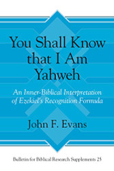You Shall Know that I Am Yahweh