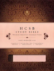 HCSB Study Bible: Holman Christian Standard Bible Brown & Blush