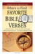 Where to Find Favorite Bible Verses