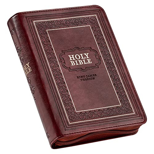 Holy Bible Compact Large Print w Zipper Closure (KJV)