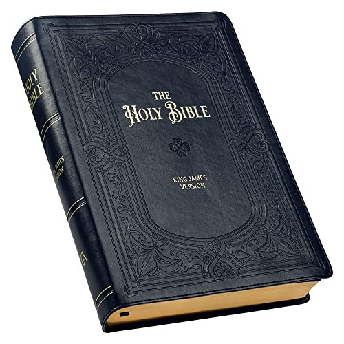 KJV Holy Bible Giant Print Full-Size Faux Leather w/Ribbon Marker
