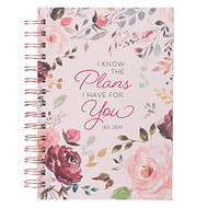 Christian Art Gifts Journal w/Scripture I Know The Plans I Have