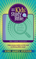 KJV Kids Study Bible Flex Purple Green
