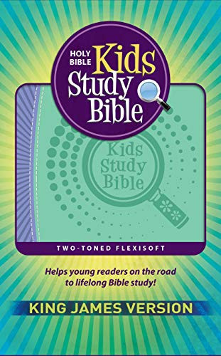 KJV Kids Study Bible Flex Purple Green
