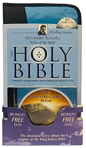 KJV Complete Scourby CD with Free Indest DVD-Holy King James Version