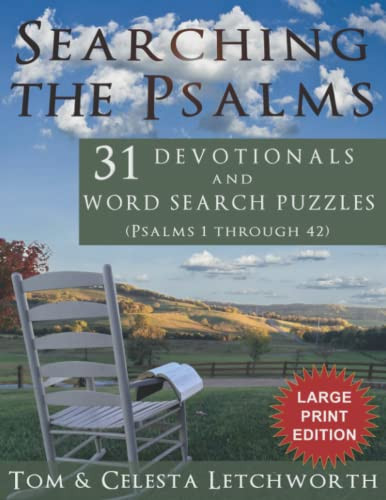 SEARCHING THE PSALMS 31 DEVOTIONALS AND WORD SEARCH PUZZLES